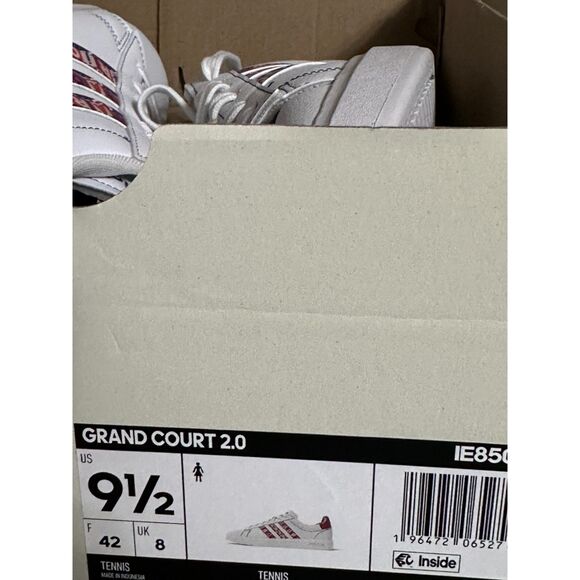 NEW Adidas Farm Rio Womens Grand Court 2.0 Low Casual Sneaker - 9.5 - Picture 11 of 12